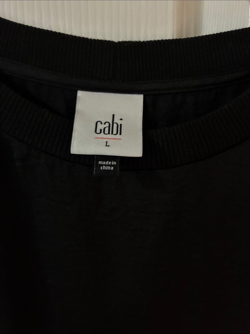 Cabi 4181 Classic Black Sleeveless Tank with Crew Neck - Picture 2 of 3